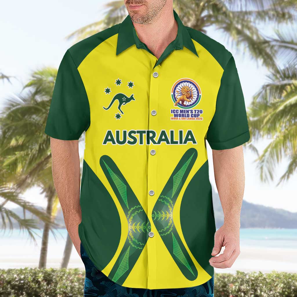 Custom Australia Cricket Spirit 2026 Hawaiian Shirt World T20 Edition - Aussie Hoodie