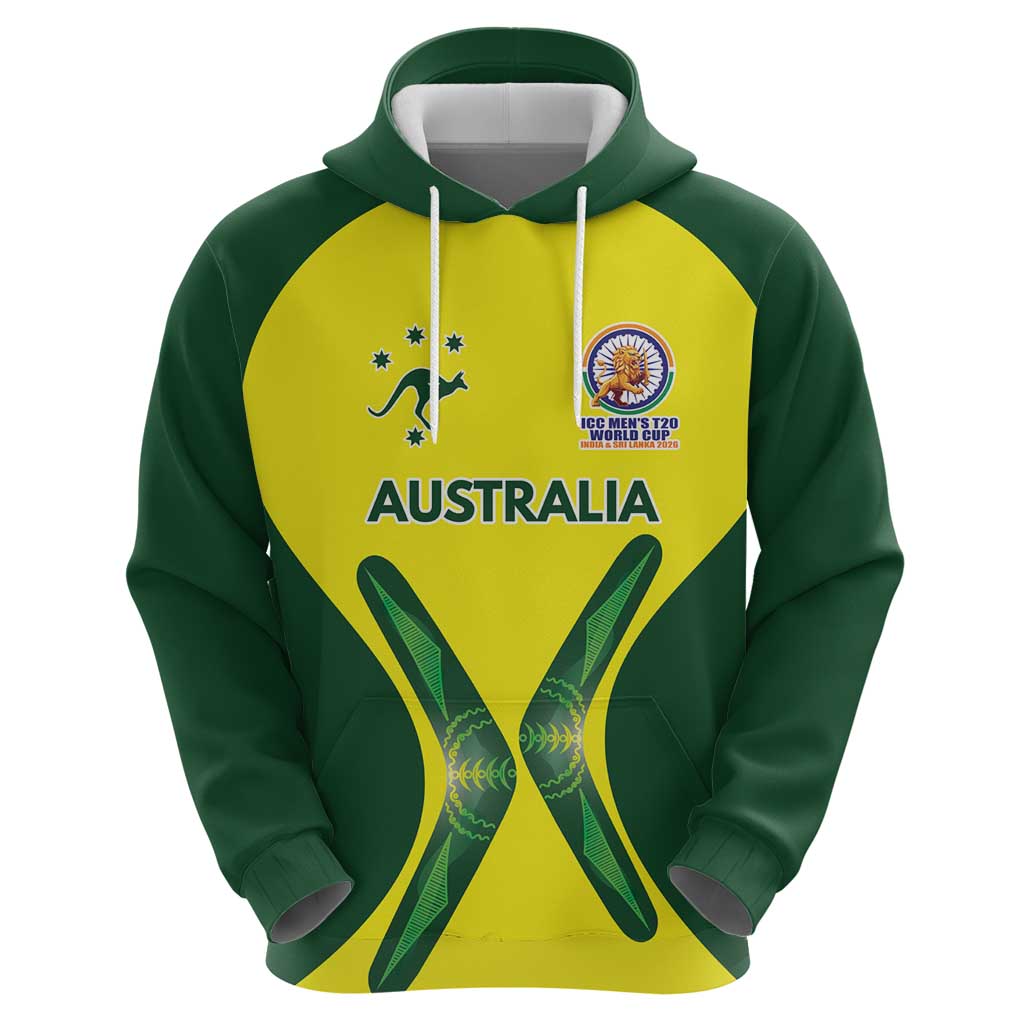 Custom Australia Cricket Spirit 2026 Hoodie World T20 Edition - Aussie Hoodie