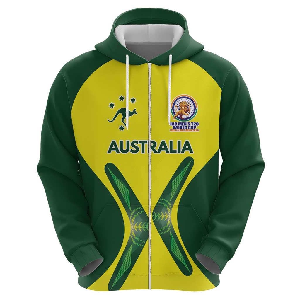 Custom Australia Cricket Spirit 2026 Hoodie World T20 Edition - Aussie Hoodie