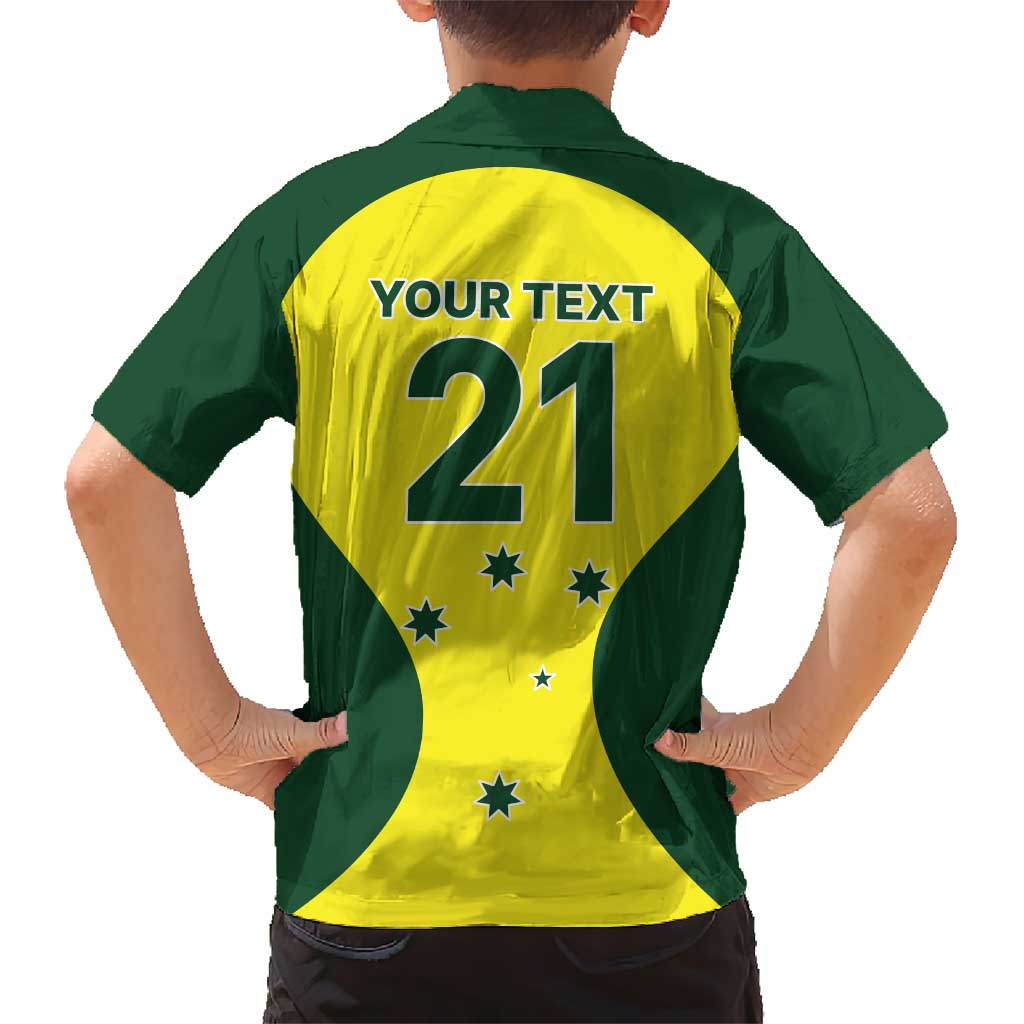 Custom Australia Cricket Spirit 2026 Kid Hawaiian Shirt World T20 Edition - Aussie Hoodie