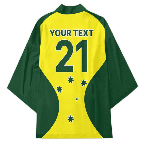 Custom Australia Cricket Spirit 2026 Kimono World T20 Edition - Aussie Hoodie