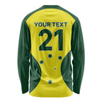 Custom Australia Cricket Spirit 2026 Long Sleeve Shirt World T20 Edition - Aussie Hoodie