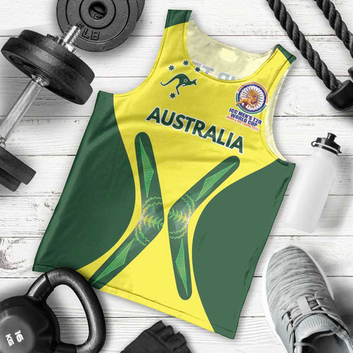 Custom Australia Cricket Spirit 2026 Men Tank Top World T20 Edition - Aussie Hoodie