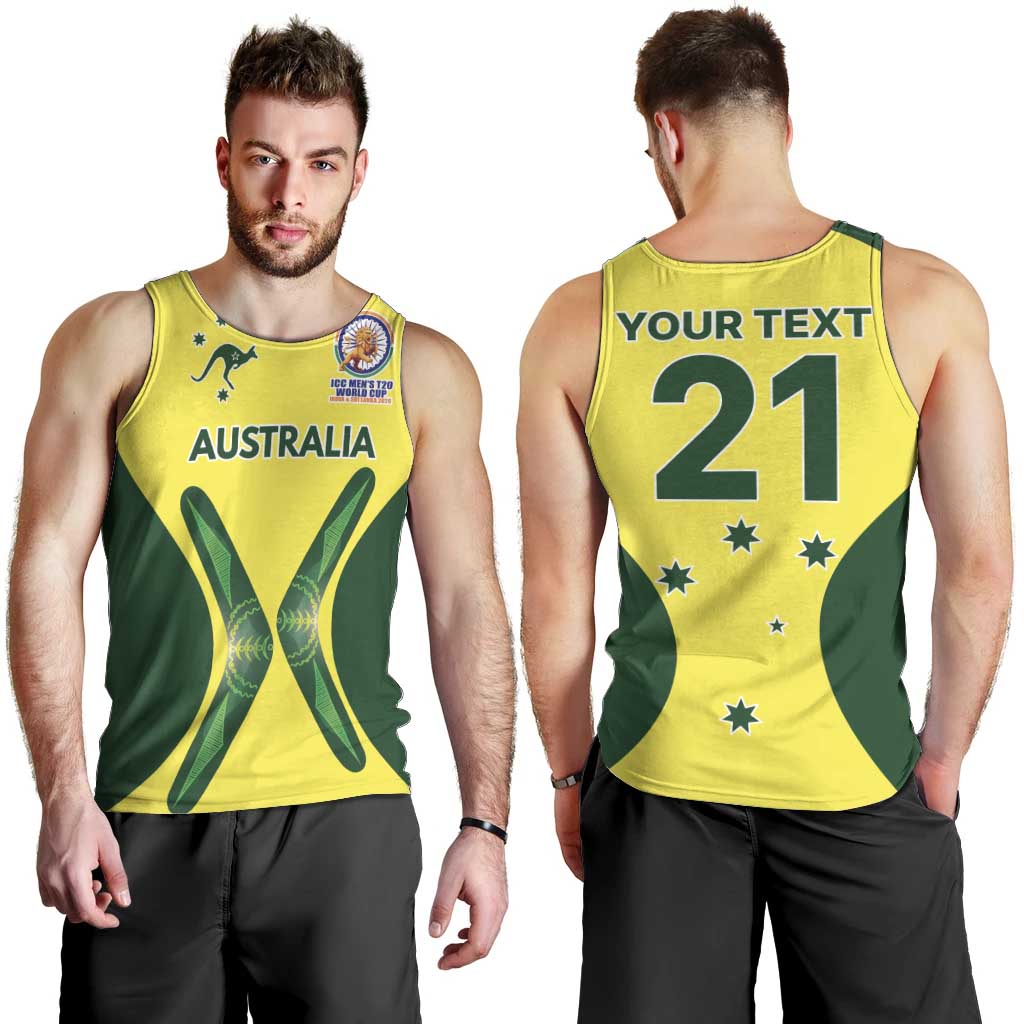 Custom Australia Cricket Spirit 2026 Men Tank Top World T20 Edition - Aussie Hoodie