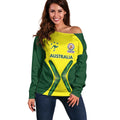 Custom Australia Cricket Spirit 2026 Off Shoulder Sweater World T20 Edition - Aussie Hoodie