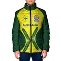 Custom Australia Cricket Spirit 2026 Padded Jacket World T20 Edition - Aussie Hoodie