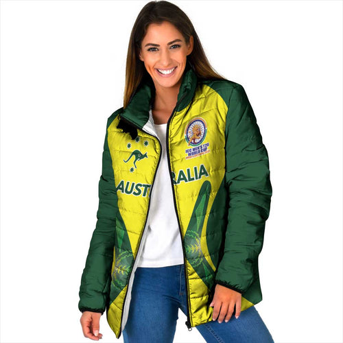 Custom Australia Cricket Spirit 2026 Padded Jacket World T20 Edition - Aussie Hoodie