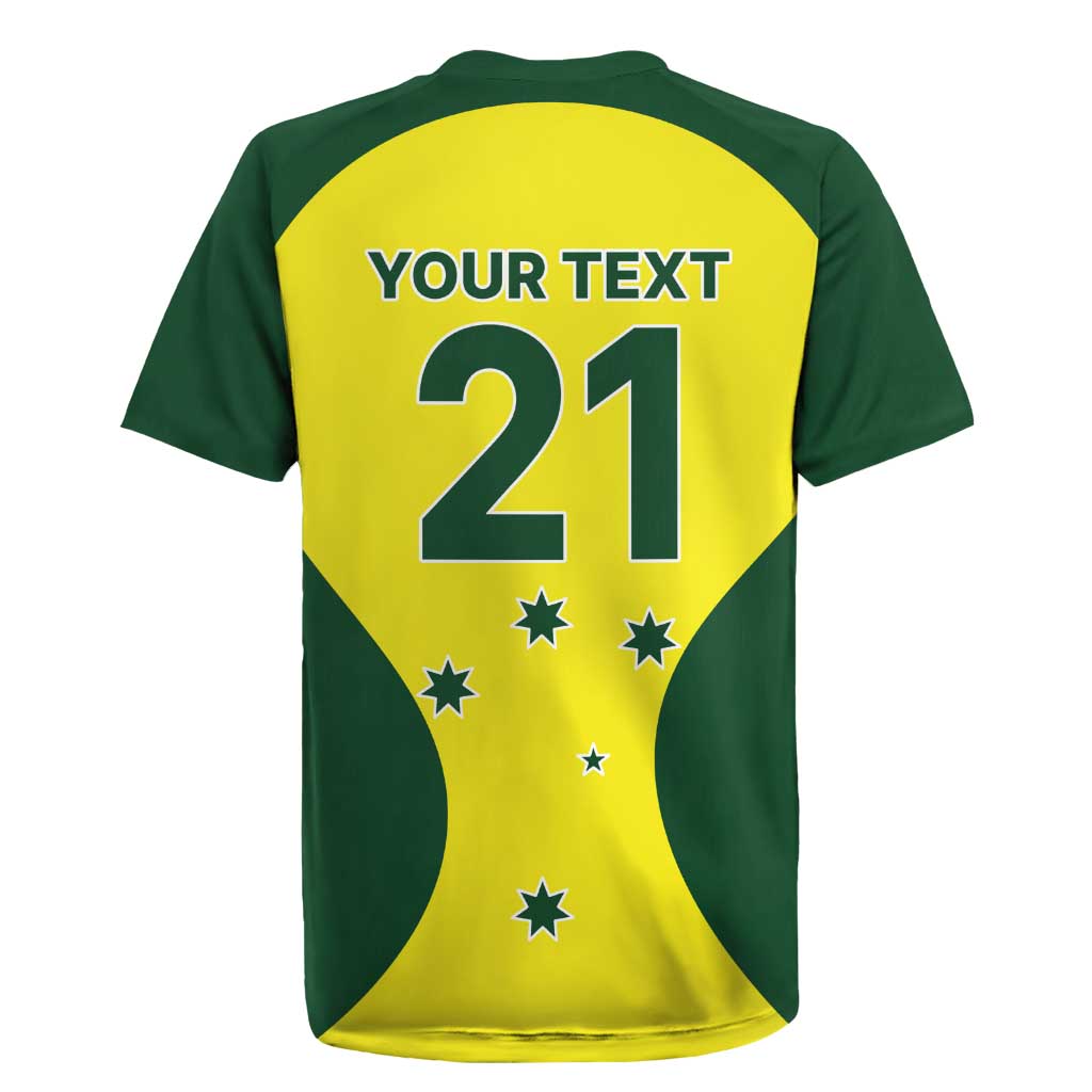 Custom Australia Cricket Spirit 2026 Rugby Jersey World T20 Edition - Aussie Hoodie