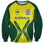Custom Australia Cricket Spirit 2026 Sweatshirt World T20 Edition - Aussie Hoodie