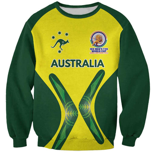 Custom Australia Cricket Spirit 2026 Sweatshirt World T20 Edition - Aussie Hoodie