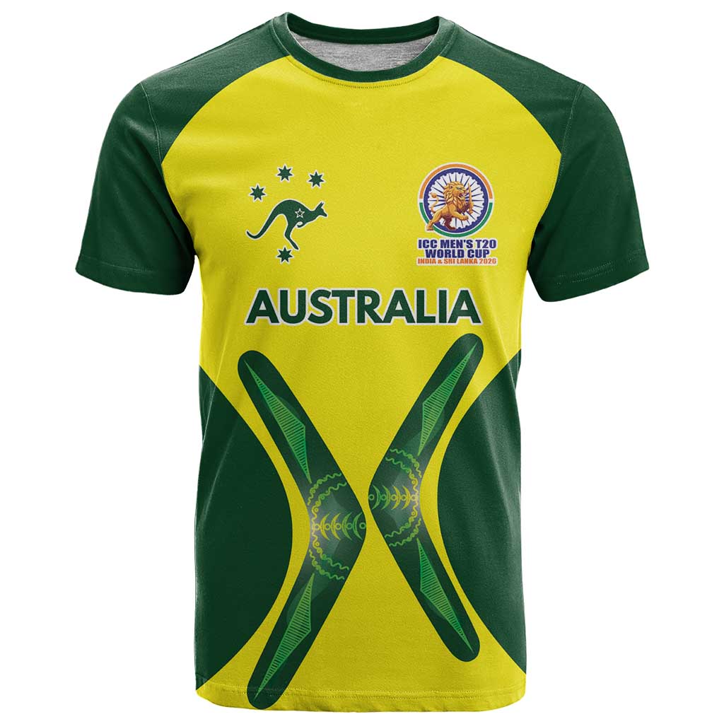 Custom Australia Cricket Spirit 2026 T Shirt World T20 Edition - Aussie Hoodie