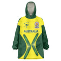 Custom Australia Cricket Spirit 2026 Wearable Blanket Hoodie World T20 Edition - Aussie Hoodie