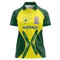 Custom Australia Cricket Spirit 2026 Women Polo Shirt World T20 Edition - Aussie Hoodie