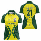 Custom Australia Cricket Spirit 2026 Women Polo Shirt World T20 Edition - Aussie Hoodie