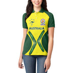 Custom Australia Cricket Spirit 2026 Women Polo Shirt World T20 Edition - Aussie Hoodie