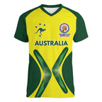 Custom Australia Cricket Spirit 2026 Women V-Neck T-Shirt World T20 Edition - Aussie Hoodie