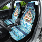 New Zealand Kowhai Ngutukaka Christmas Bow Car Seat Cover Meri Kirihimete