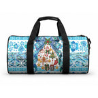 New Zealand Kowhai Ngutukaka Christmas Bow Duffle Bag Meri Kirihimete