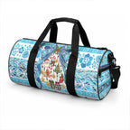 New Zealand Kowhai Ngutukaka Christmas Bow Duffle Bag Meri Kirihimete