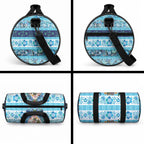 New Zealand Kowhai Ngutukaka Christmas Bow Duffle Bag Meri Kirihimete
