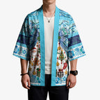 New Zealand Kowhai Ngutukaka Christmas Bow Kimono Meri Kirihimete
