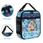 New Zealand Kowhai Ngutukaka Christmas Bow Lunch Bag Meri Kirihimete