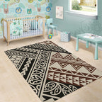 Niho Taniwha Kowhaiwhai Area Rug