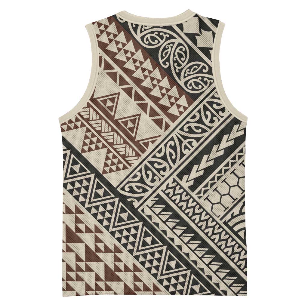 Niho Taniwha Kowhaiwhai Basketball Jersey - Aussie Hoodie