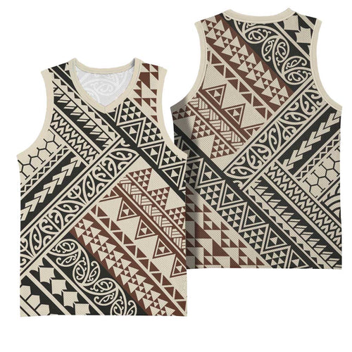 Niho Taniwha Kowhaiwhai Basketball Jersey - Aussie Hoodie