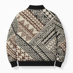 Niho Taniwha Kowhaiwhai Bomber Puffer Jacket - Aussie Hoodie