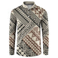Niho Taniwha Kowhaiwhai Button Sweatshirt