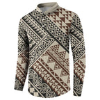 Niho Taniwha Kowhaiwhai Button Sweatshirt