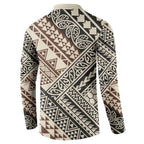 Niho Taniwha Kowhaiwhai Button Sweatshirt