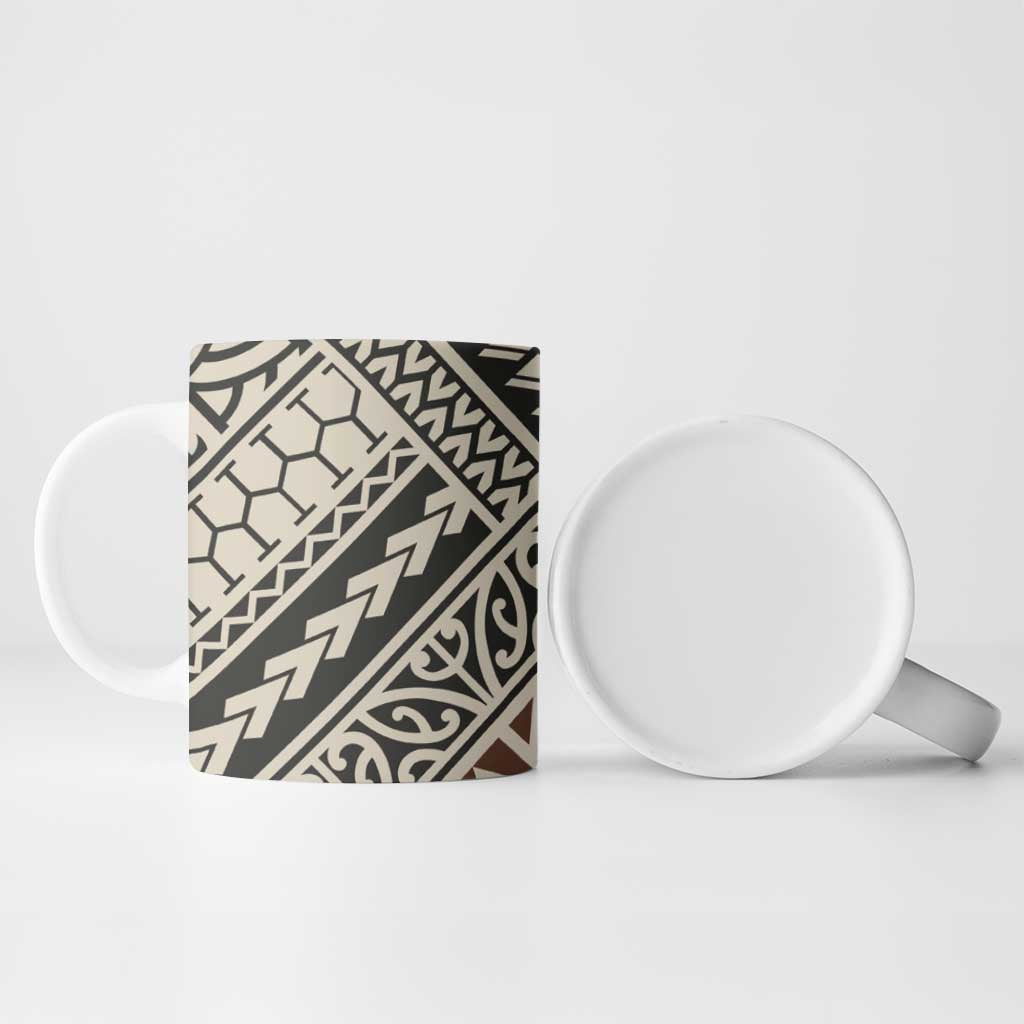 Niho Taniwha Kowhaiwhai Ceramic Mug - Aussie Hoodie