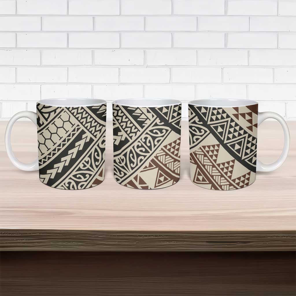 Niho Taniwha Kowhaiwhai Ceramic Mug - Aussie Hoodie