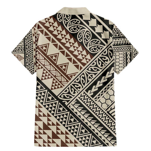 Niho Taniwha Kowhaiwhai Family Matching Mermaid Dress and Hawaiian Shirt