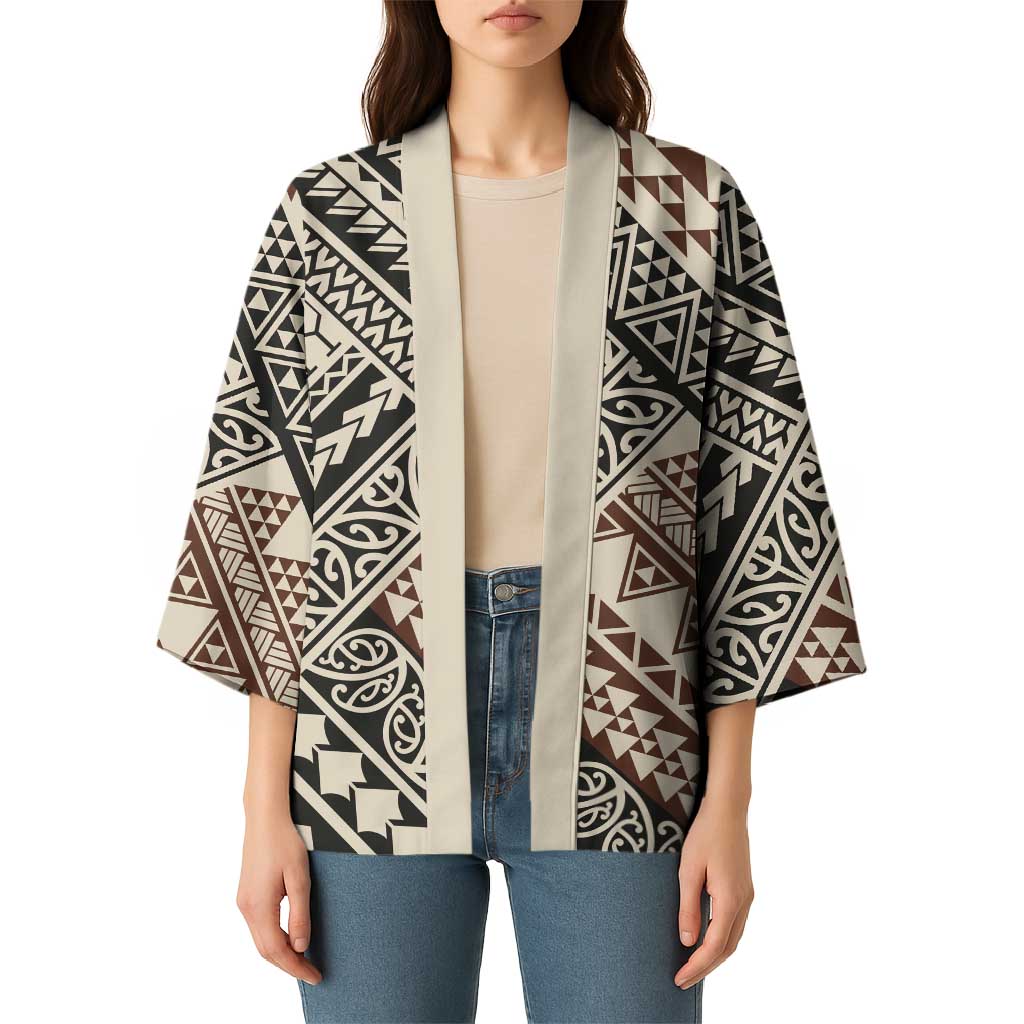 Niho Taniwha Kowhaiwhai Kimono - Aussie Hoodie