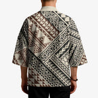 Niho Taniwha Kowhaiwhai Kimono - Aussie Hoodie