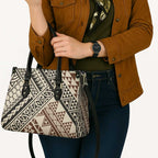 Niho Taniwha Kowhaiwhai Leather Bag - Aussie Hoodie
