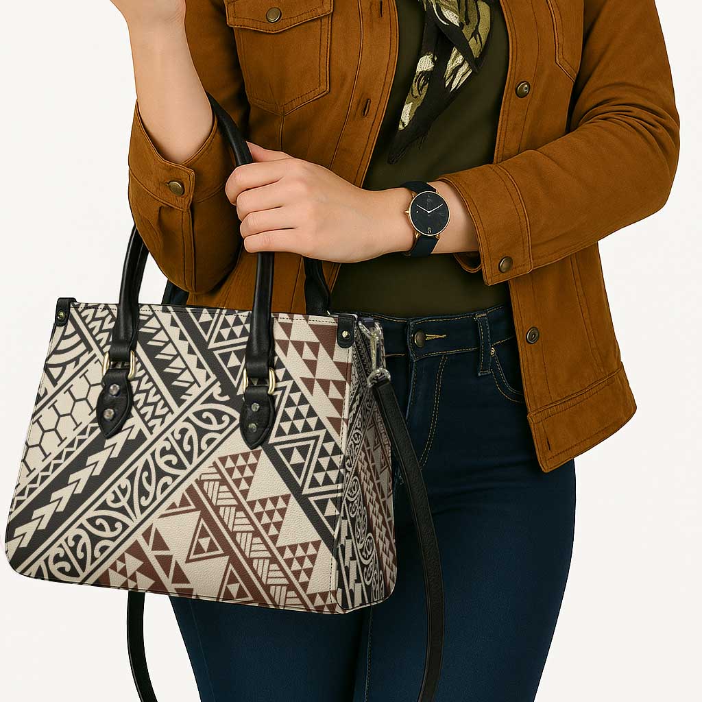 Niho Taniwha Kowhaiwhai Leather Bag - Aussie Hoodie