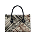 Niho Taniwha Kowhaiwhai Leather Bag - Aussie Hoodie