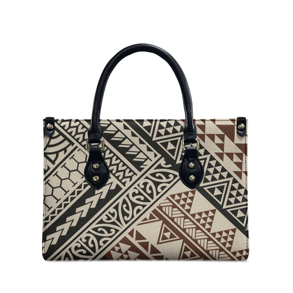 Niho Taniwha Kowhaiwhai Leather Bag - Aussie Hoodie
