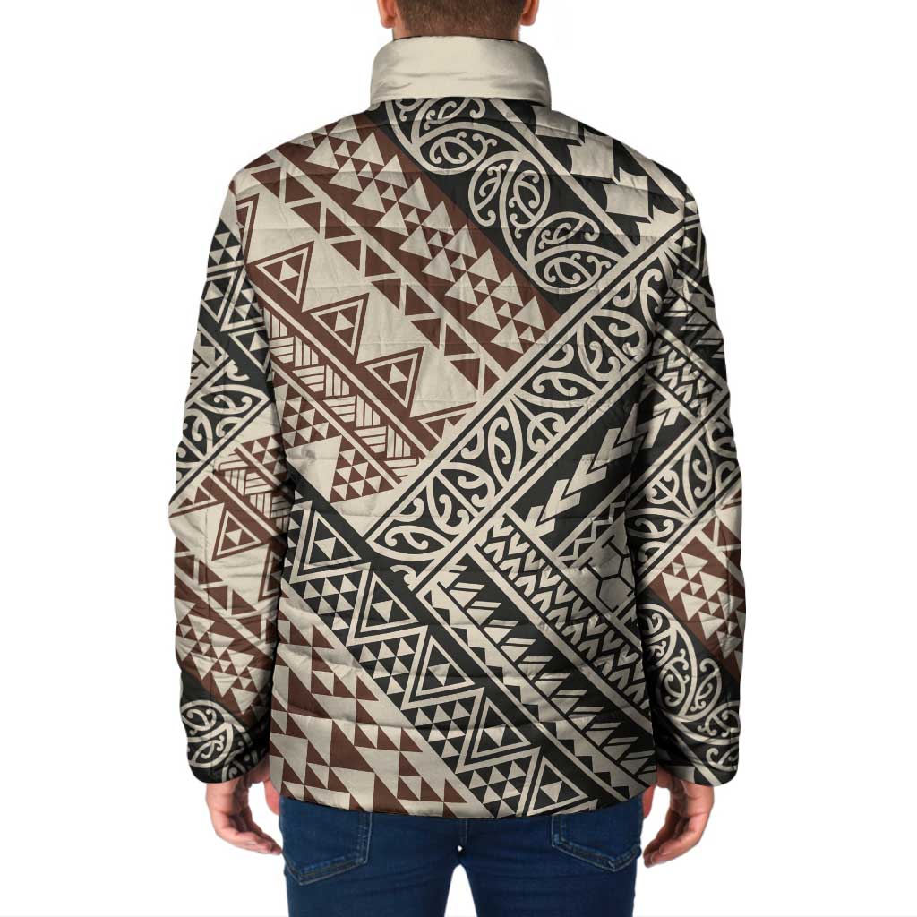 Niho Taniwha Kowhaiwhai Padded Jacket - Aussie Hoodie