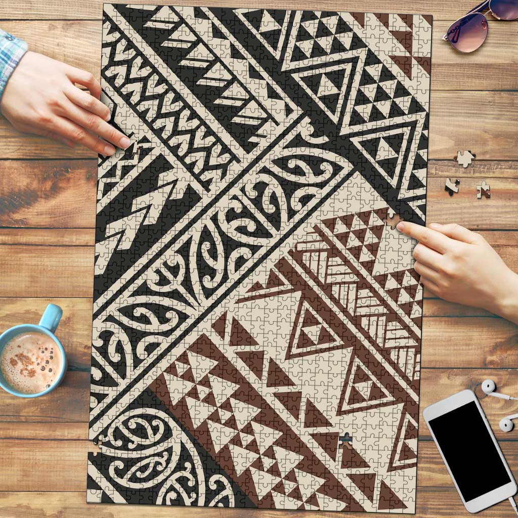 Niho Taniwha Kowhaiwhai Puzzle - Aussie Hoodie