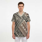 Niho Taniwha Kowhaiwhai Scrub Top - Aussie Hoodie