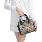 Niho Taniwha Kowhaiwhai Shoulder Handbag