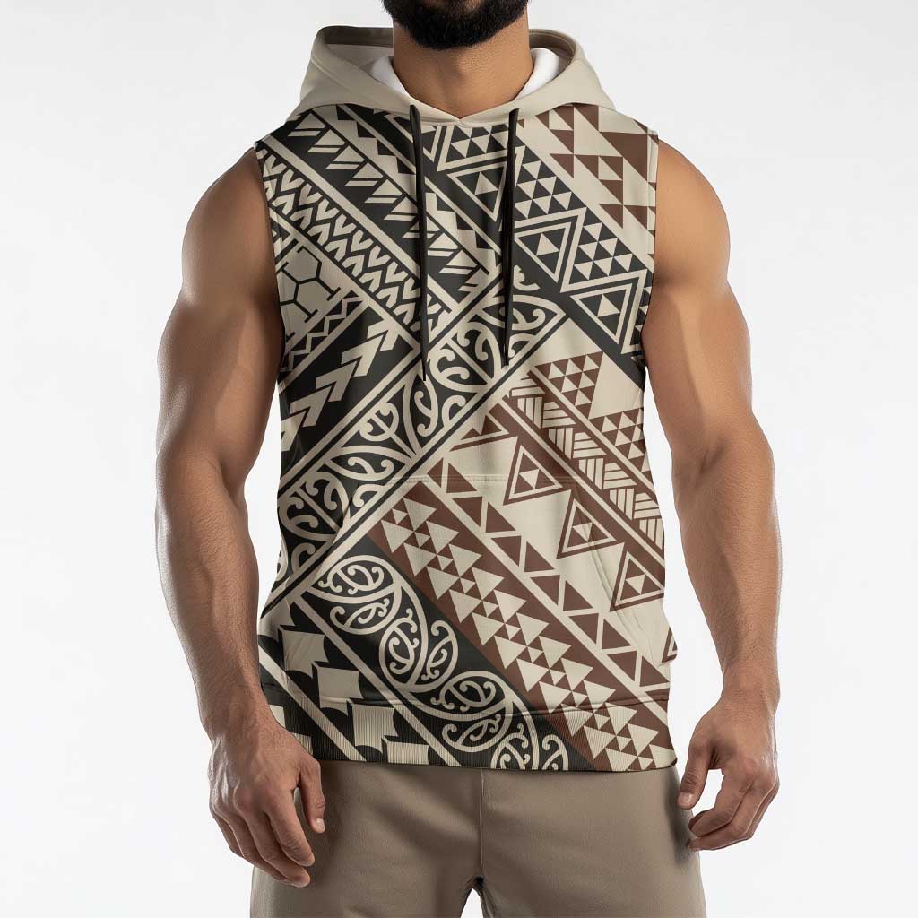 Niho Taniwha Kowhaiwhai Sleeveless Hoodie - Aussie Hoodie