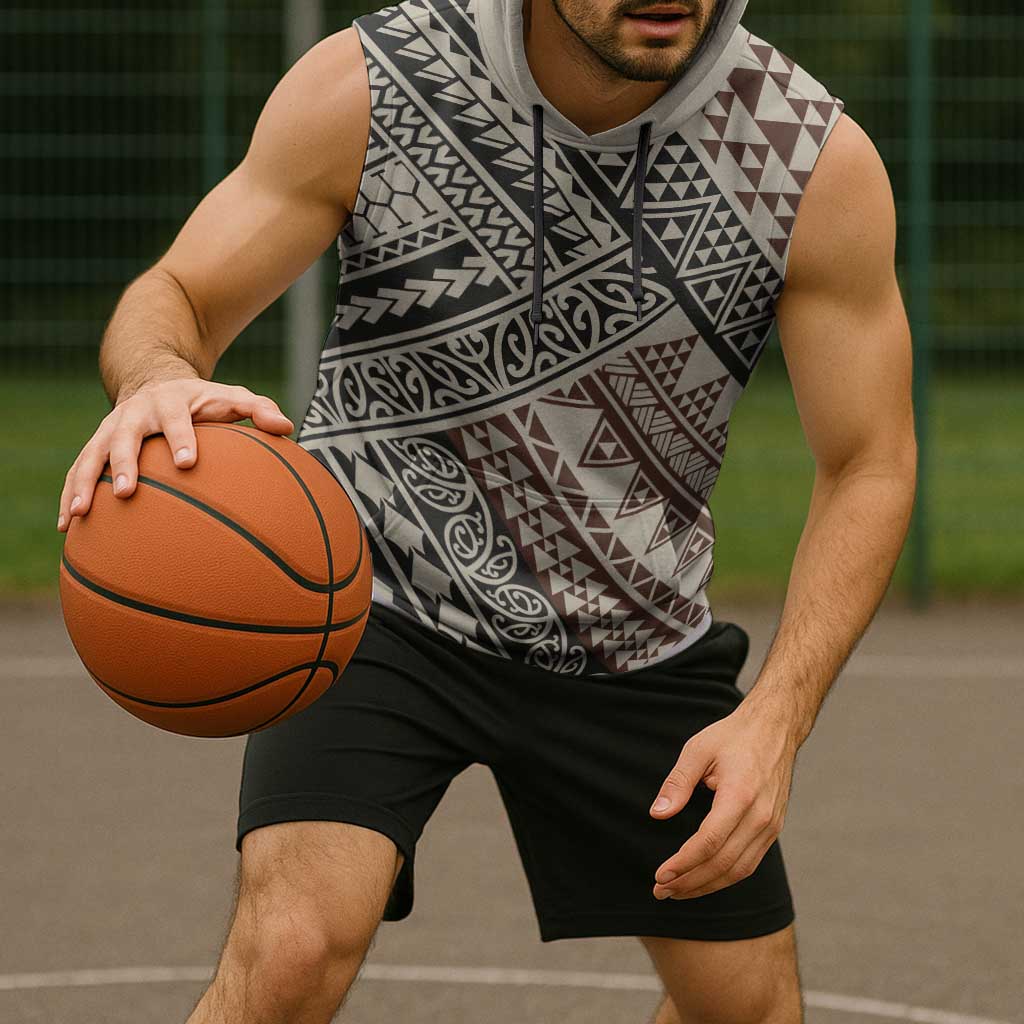 Niho Taniwha Kowhaiwhai Sleeveless Hoodie - Aussie Hoodie