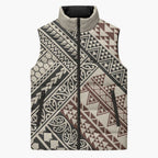 Niho Taniwha Kowhaiwhai Sleeveless Puffer Jacket - Aussie Hoodie
