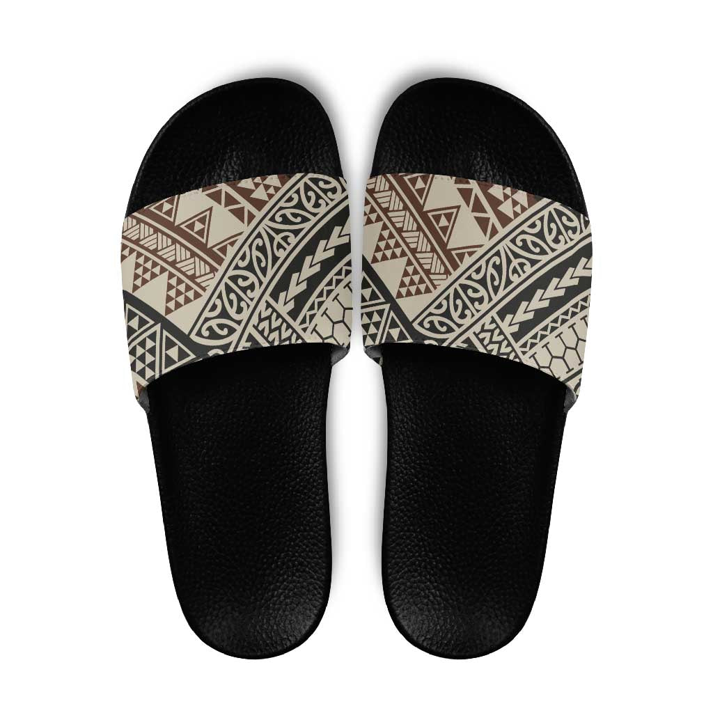 Niho Taniwha Kowhaiwhai Slide Sandals - Aussie Hoodie